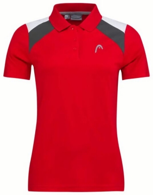 (EU) Поло мужское Head Club 22 Tech W 814421, Красное (XXXL)