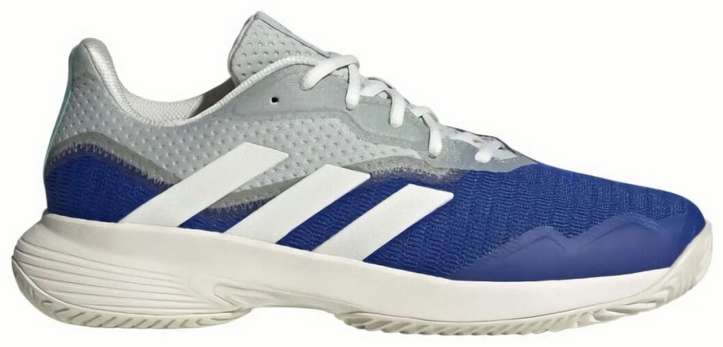 (EU) Кроссовки мужские Adidas Courtjam Control, ID1536, Бело-Синие (р. 41,5)