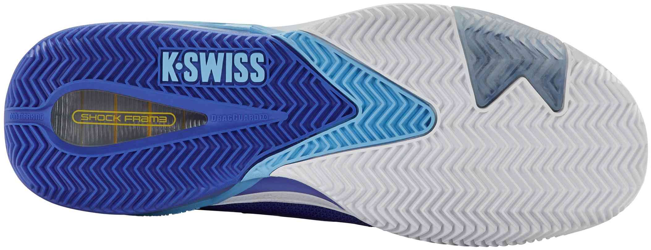 Кроссовки мужские K-Swiss Ultrashot 4 Clay, Синие/Белые/Голубые (р. 45)
