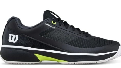(EU) Кроссовки мужские Wilson Rush Lite 5 Clay Black Wrs338730, Чёрные (р. 42 2/3)