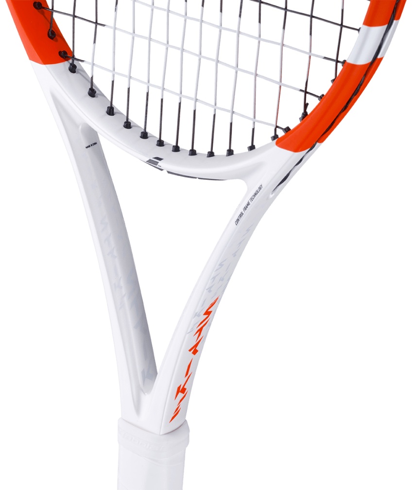 Ракетка для тенниса Babolat Pure Strike Lite 2024, ручка 1, Белая/Красная/Чёрная