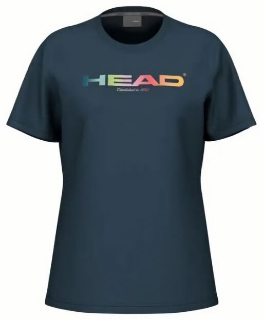 (EU) Футболка женская Head Rainbow, Синяя (M)
