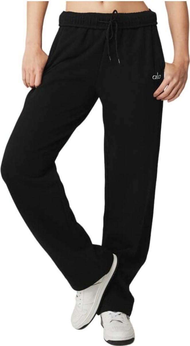 (CN) Брюки женские Alo Yoga Accolade Straight Leg, Чёрные (L)