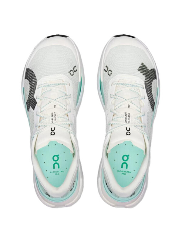 On Cloudultra Pro Trail Running Shoes Men's White/Black/Light Blue