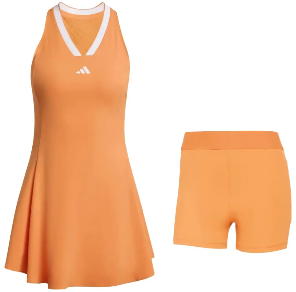 (EU) Платье женское Adidas AUSTRALIAN OPEN PRO, Оранжевое (XL)