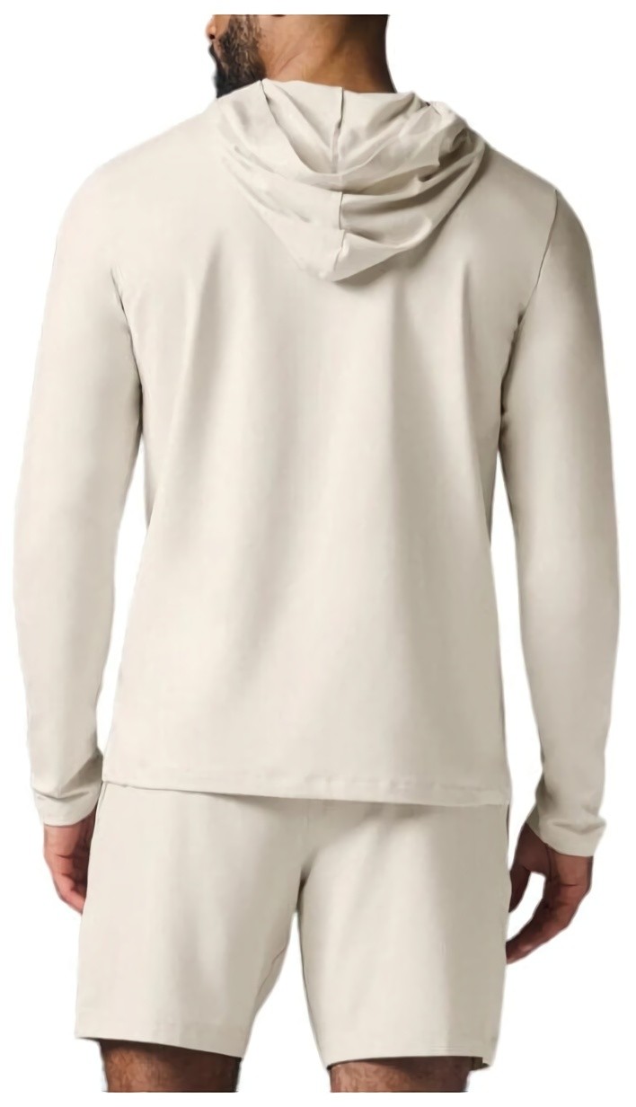 (CN) Лонгслив женский Alo Yoga Conquer Reform Long Sleeve With Hood с капюшоном, Белый (XL)