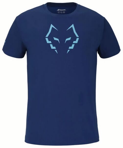 (EU) Футболка мужская Babolat Хуан Леброн 2025, Синяя (S)