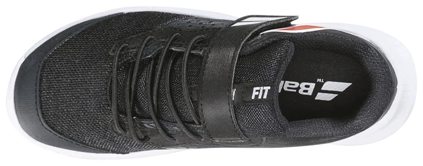 Кроссовки детские Babolat Pulsion All Court Kid, Черные/Красные (р. EUR 31)
