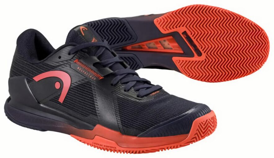 (EU) Кроссовки мужские Head Sprint Pro 4.0 Clay, 273135, Черные (р. 42)