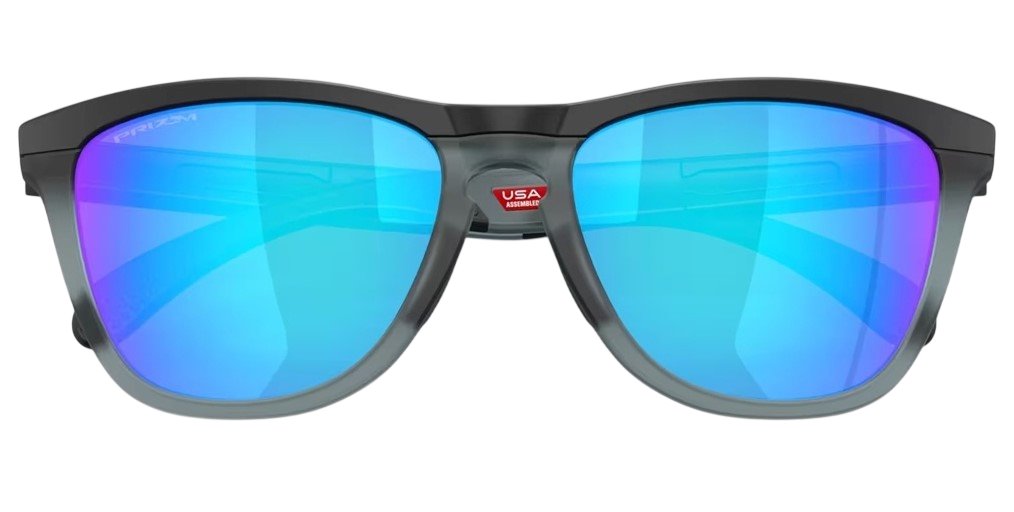 Очки солнцезащитные Oakley Frogskins Range Matte Black Prizm Sapphire, Черный Матовый/Синие Линзы