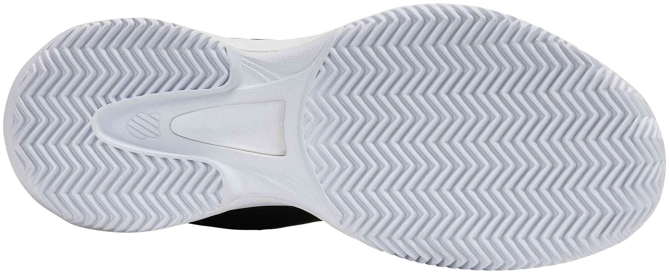 Кроссовки женские K-Swiss Court Express 2 Clay, Чёрные/Белые/Персиковые (р. 41)