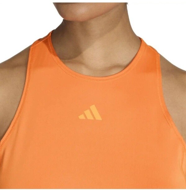 (EU) Майка женская Adidas Club Woman, с технологией AEROREADY, из переработанных материалов, Оранжевая (L)