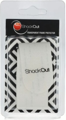 (EU) Защита обода для ракетки ShockOut,100-0057, Прозрачная