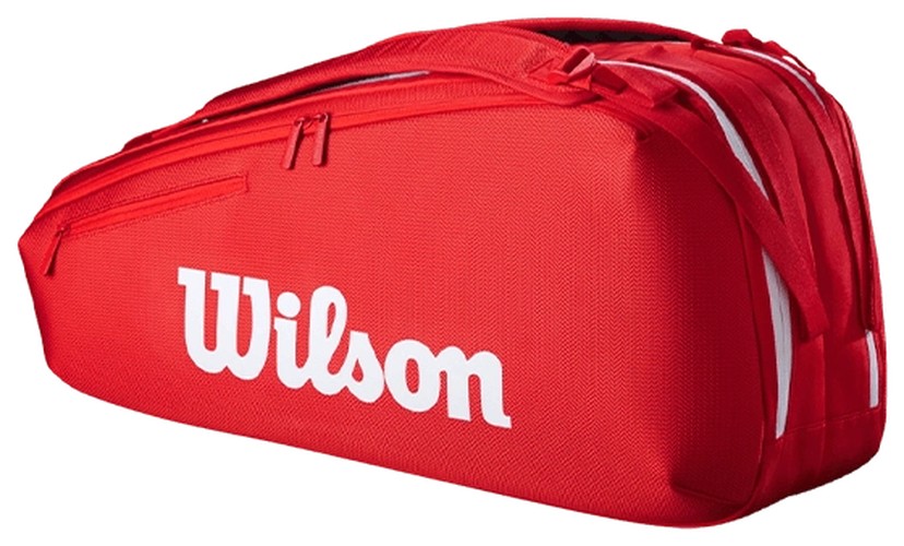 Сумка Wilson для тенниса Super Tour 6R 2025, Красная