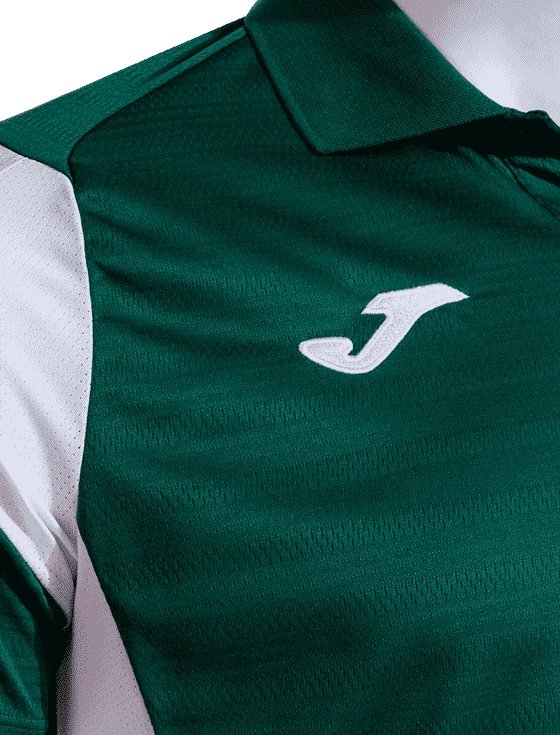 Поло мужское Joma Montreal Short Sleeve Polo M, Зеленое/Розовое (M)