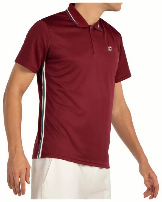 (EU) Поло мужское Bullpadel Arbo, Бордовое (L)