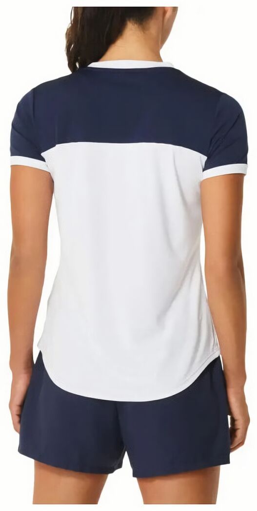 (EU) Футболка женская Asics Court SS Top 2042A262, Белая (XS)