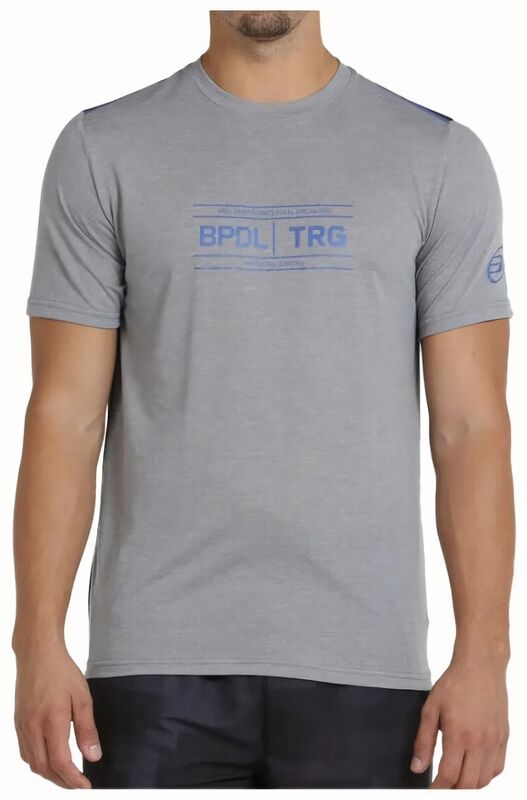 (EU) Футболка мужская Bullpadel Toen, Серая (S)