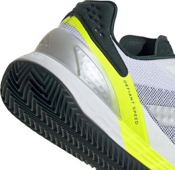 (EU) Кроссовки мужские Adidas Defiant Speed 2 M Clay Jh5140, Белые (р. 46 2/3)