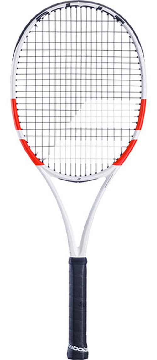 Ракетка для тенниса Babolat Pure Strike 98 18/20, с натяжкой, ручка 2, Серая/Ярко-красная