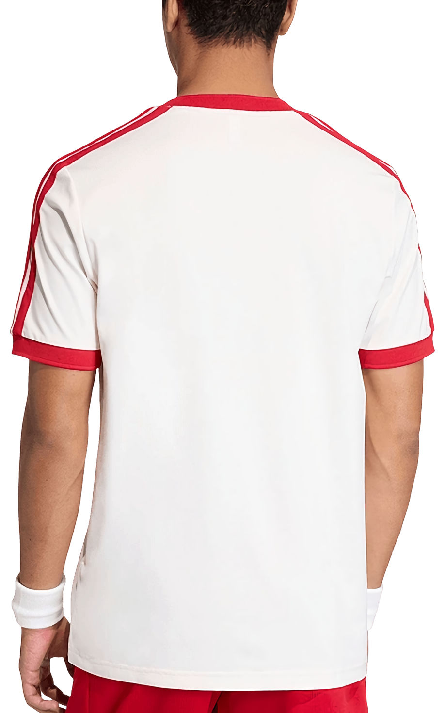 Футболка мужская Adidas Heritage Tee M, Белая/Красная (M)