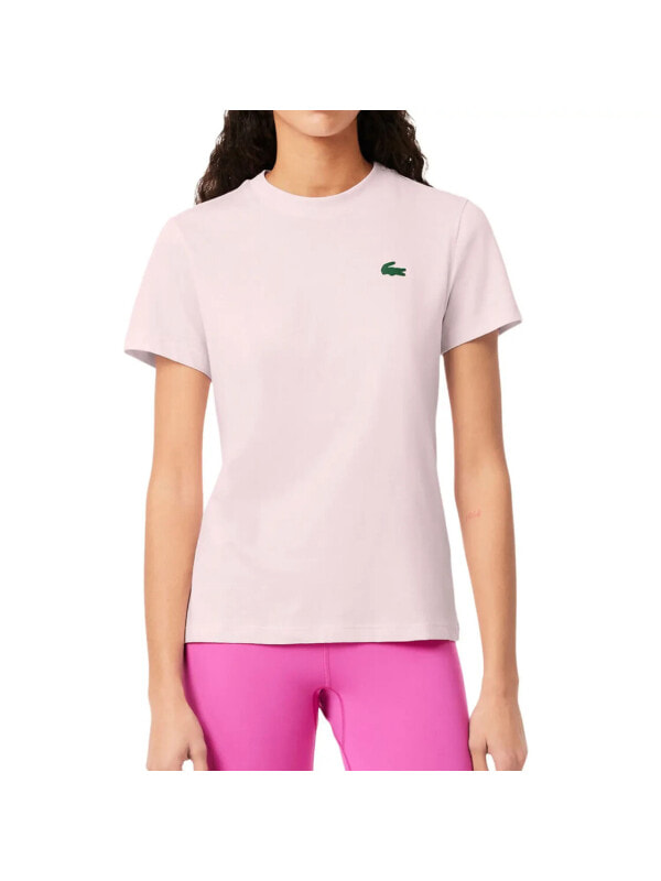 (EU) Футболка женская Lacoste Core Performance TF9246, Розовая (XXS)