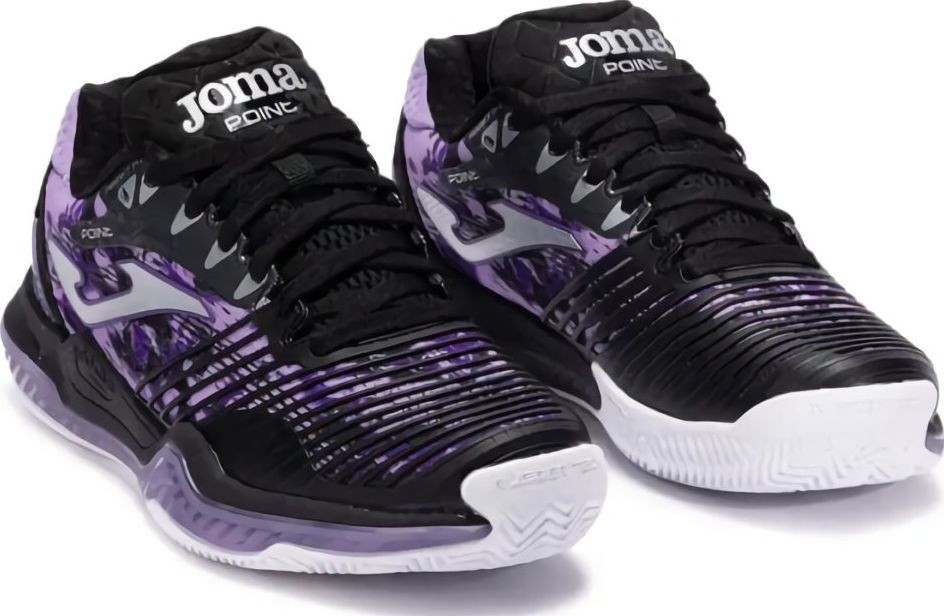 (EU) Кроссовки женские Joma Point Lady 25 Black/Lilac Woman Tpoilw2501C, Чёрные (р. 40.5)
