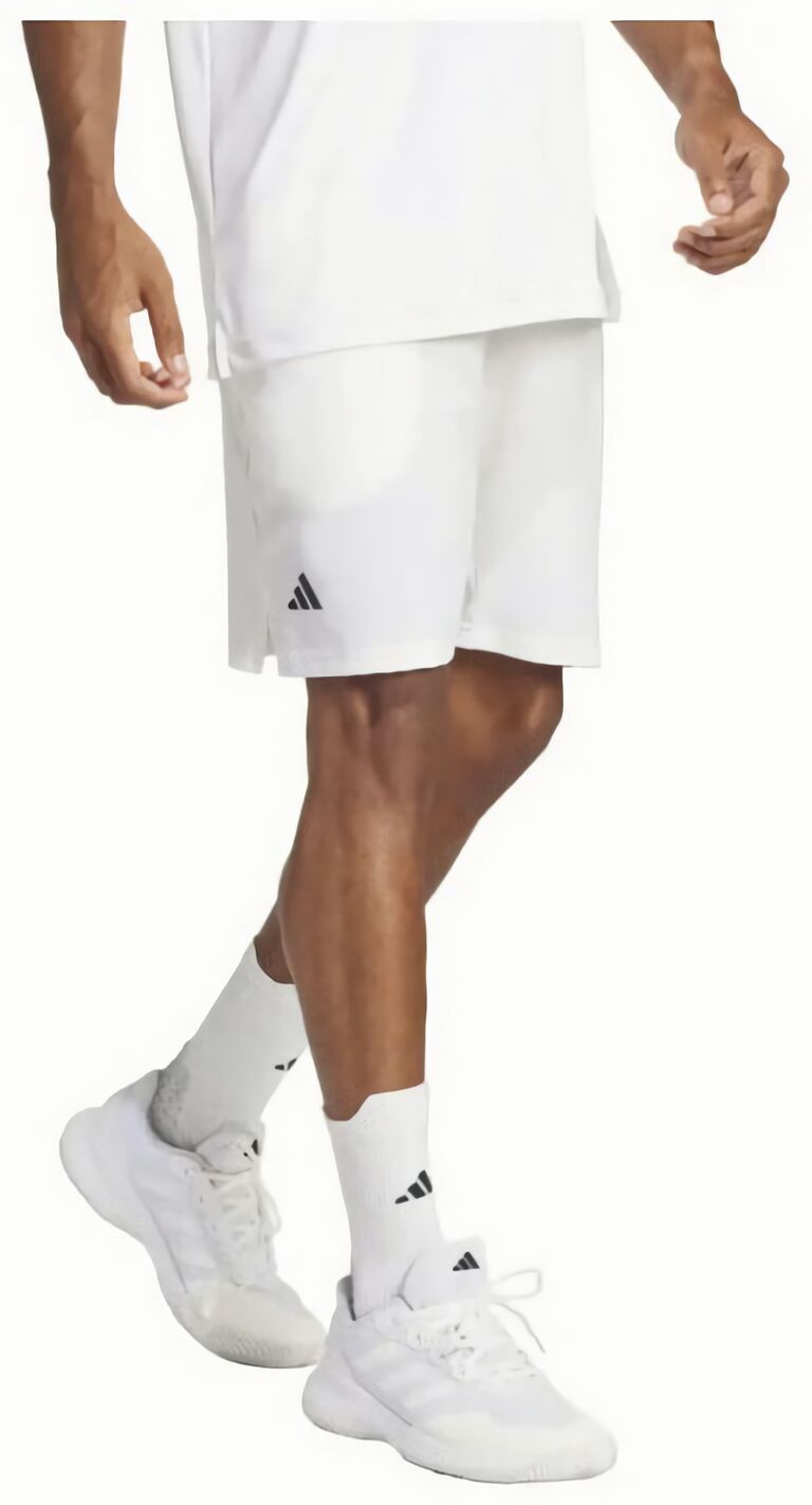 (EU) Шорты мужские Adidas Club Climacool Stretch Woven 7 дюймов, Белые (L)