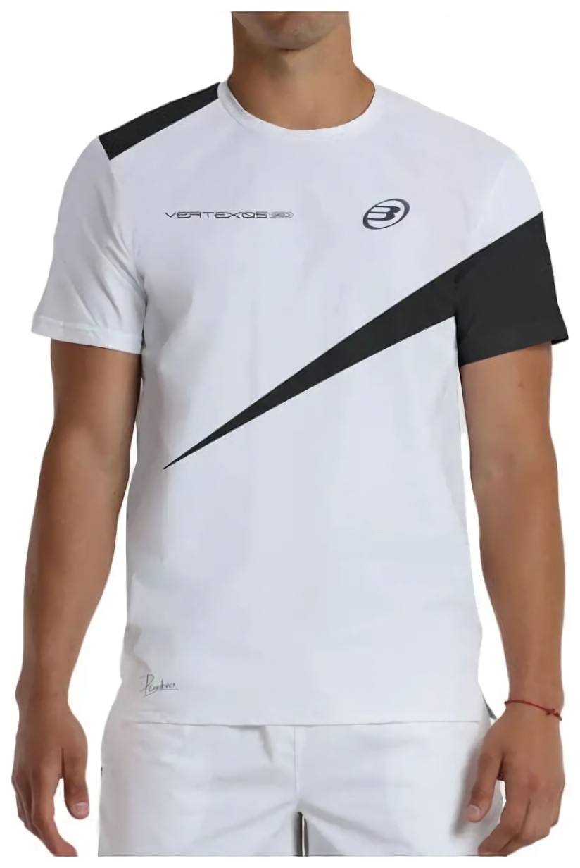 (EU) Футболка мужская Bullpadel Cardona 26V, Белая (2XL)