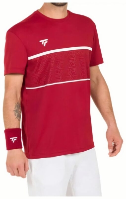 (EU) Футболка мужская Tecnifibre Team Tech 22TETE, Красная (XL)