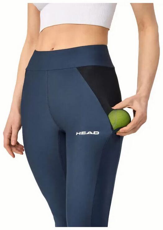 (EU) Леггинсы женские Head Tech, Синие (XS)