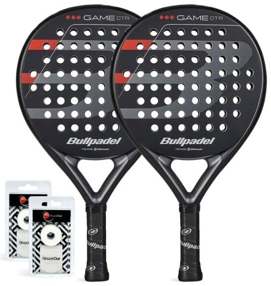 (EU) Ракетка для падел тенниса Двойной Набор Bullpadel Game Control Черный