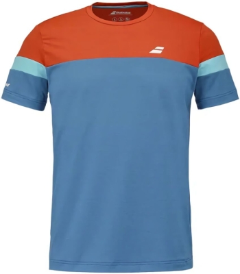 (EU) Футболка мужская Babolat Performance Pro, Оранжевая;Синяя (L)