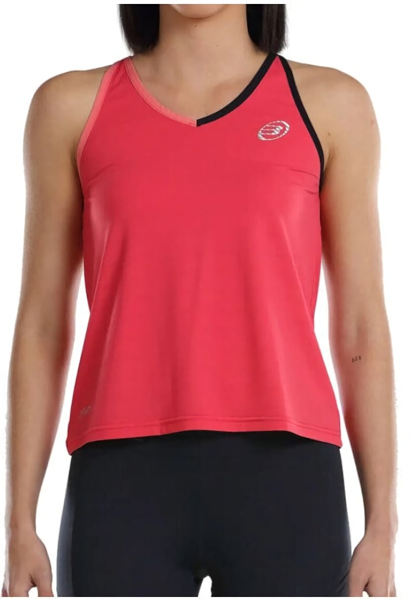 (EU) Майка женская Bullpadel Uncia, Розовая (XL)