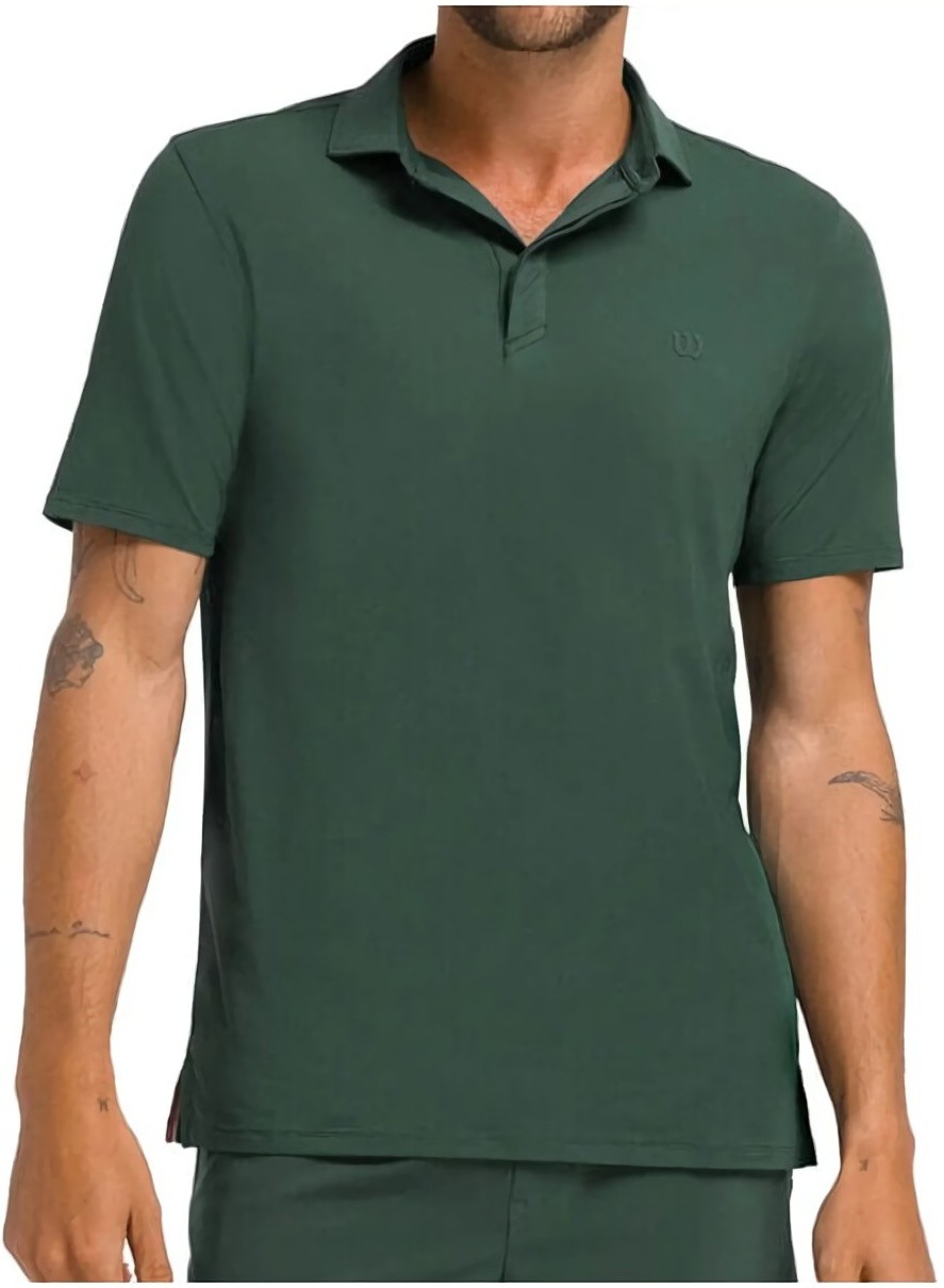 (EU) Поло мужское Wilson League, Зеленое (2XL)