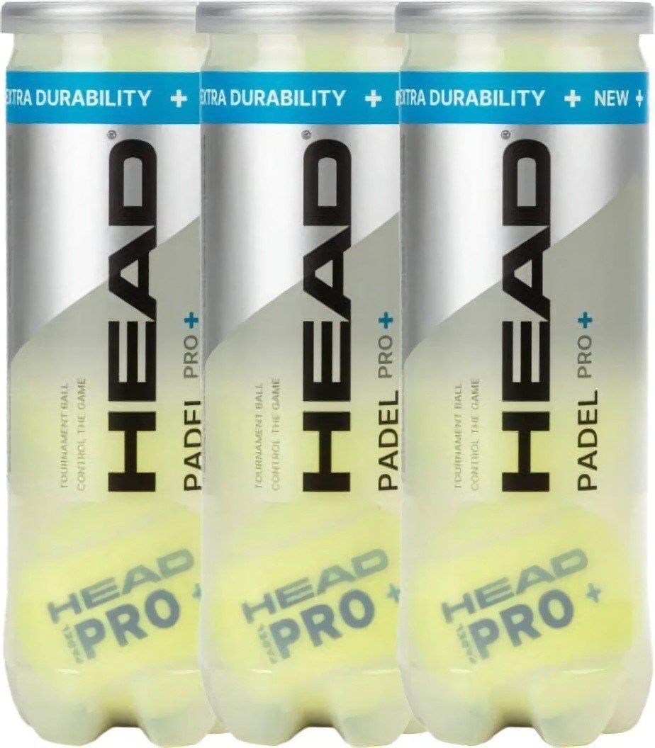 (EU) Мячи для падел тенниса Head Padel Pro +, 3 банки (3 шт в банке)