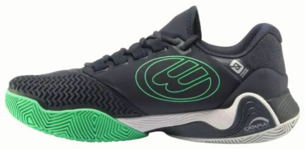 (EU) Кроссовки мужские Bullpadel Hack Vibram 23I, BP41067000, Черные (р. 44,5)