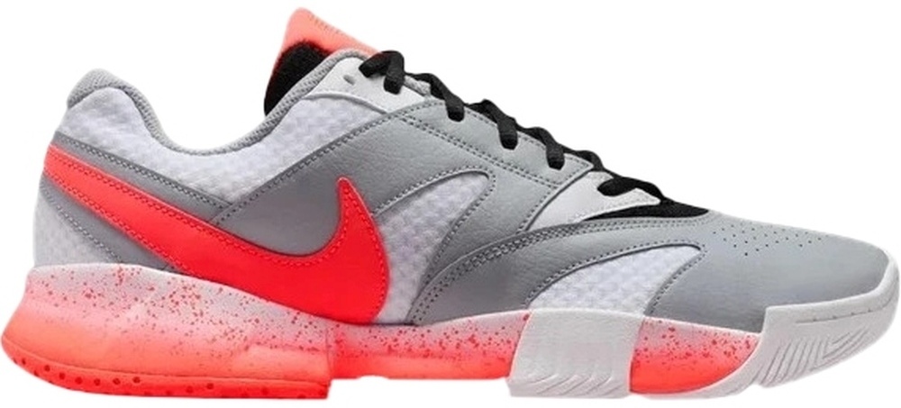 Кроссовки мужские Nike Court Vapor Lite 4 HC, Серый/Красный (р. 29)