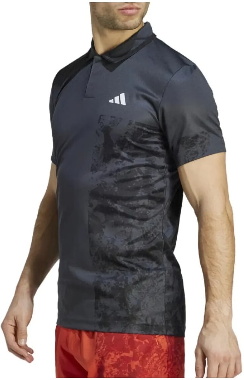(EU) Поло мужское Adidas Paris Elegant, Чёрное (S)