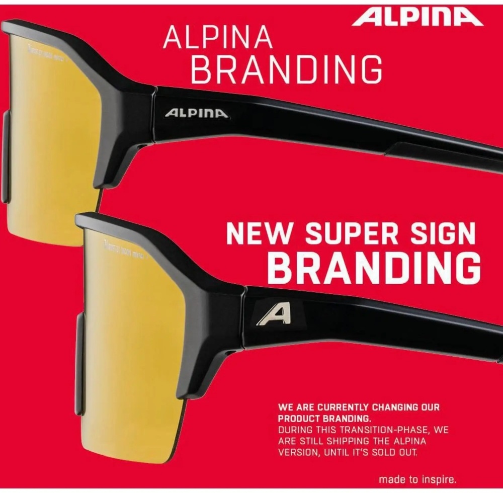 Очки солнцезащитные Alpina Ram Hr Q-Lite V Black Matt/Varioflex Silver Mirror, Черный Матовый/Бронзовый