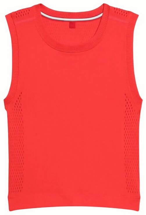 (EU) Майка женская Wilson Pro бесшовная, Красная (XL)
