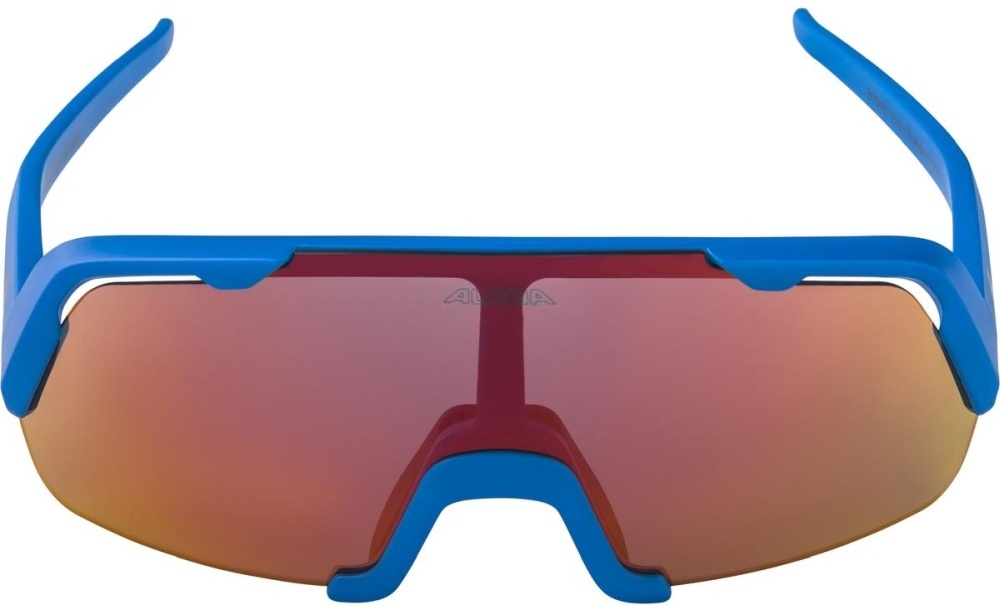 Очки солнцезащитные Alpina Rocket Youth Blue Matt/Blue Mirror, Синий Матовый/Синий Зеркальный