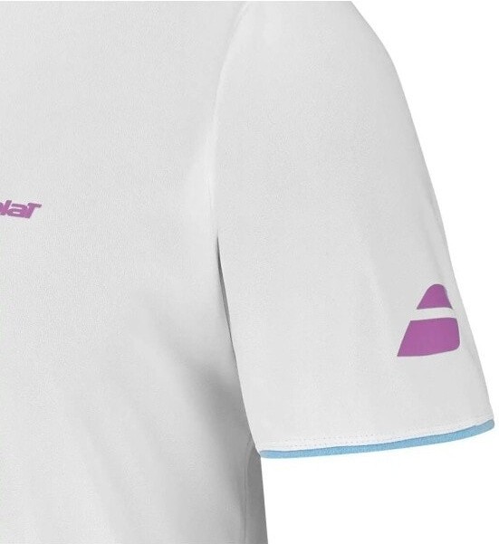 (EU) Футболка мужская Babolat Juan Lebrón, Белая (XL)