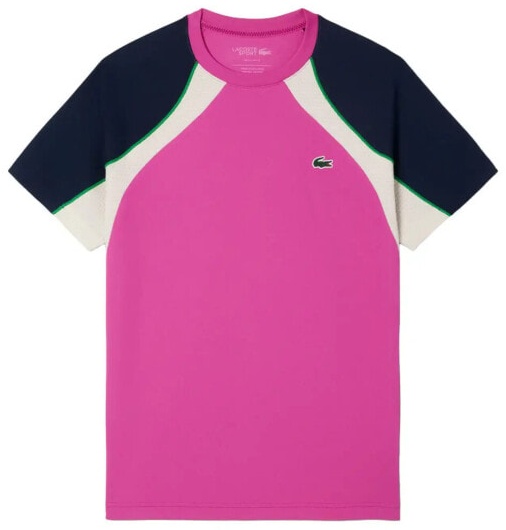(EU) Футболка мужская Lacoste Players Collection, Сиреневая (M)