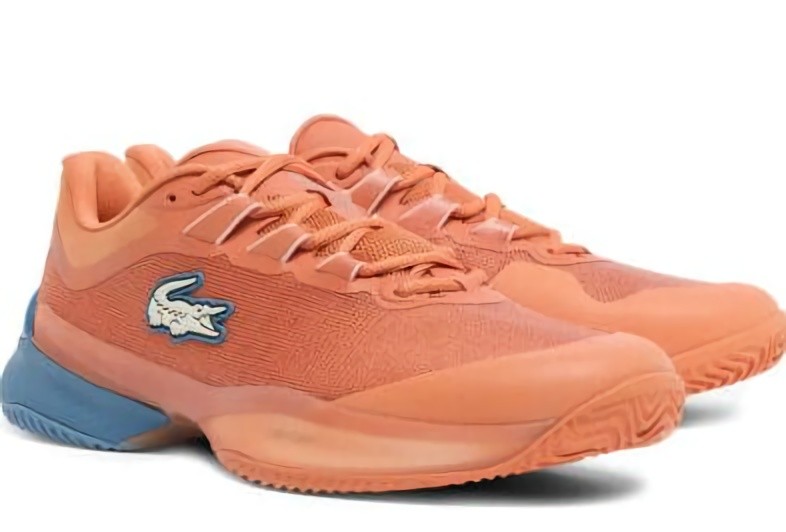 (EU) Кроссовки мужские Lacoste Ag-Lt Ultra Clay Court Orange/Blue 51Sma0013, Оранжевые (р. 46)
