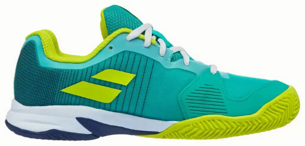 (EU) Кроссовки мужские детские Babolat Jet Premura, 33S21756 8004, Желто-Голубые (р. 36)