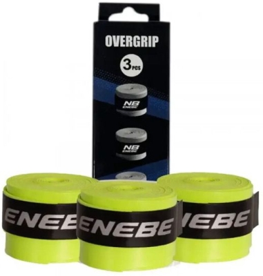 (EU) Овергрип для ракетки Enebe, A003777.019, Флуоресцентный жёлтый (3 шт)