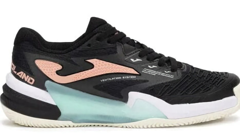 (EU) Кроссовки женские Joma Roland 25 Black Woman Trollw2501C, Чёрные (р. 40.5)