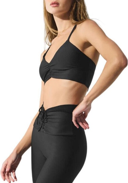 (CN) Топ женский Alo Yoga Women's Bras, Чёрный (M)