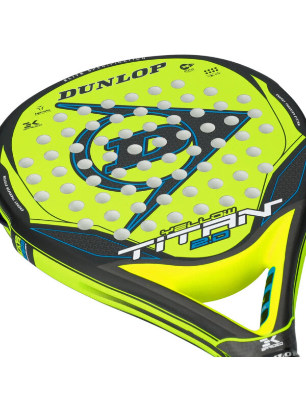 (EU) Ракетка для падел тенниса Dunlop Titan 2.0 Yellow Yellow Blue